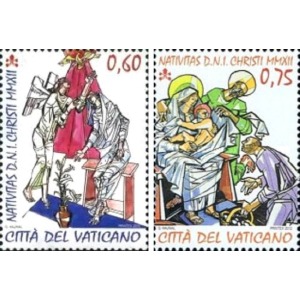VATICANO - 2012 - Natale - 2 v.