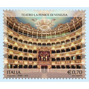 ITALIA - 2013 - 10° della riapertura del Teatro La Fenice, Venezia - 1 v.