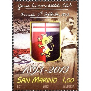 SAN MARINO - 2013 - 120° del Genoa Cricket and Football Club - 1 v.