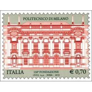 ITALIA - 2013 - 150° del Politecnico di Milano - 1 v.