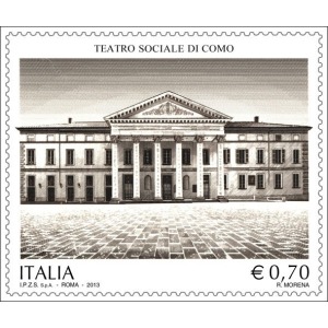 ITALIA - 2013 - 200° del Teatro Sociale di Como - 1 v.