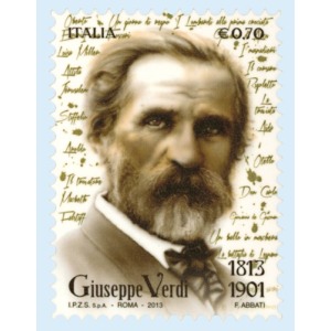 ITALIA - 2013 - 200° della nascita di Giuseppe Verdi - 1 v.