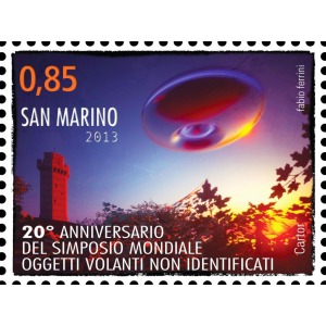 SAN MARINO - 2013 - 20° simposio mondiale sugli UFO - 1 v.