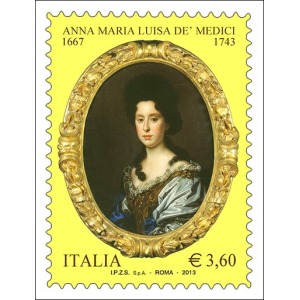 ITALIA - 2013 - 270° della morte di Anna Maria Luisa De' Medici - 1 v.