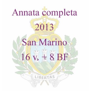 SAN MARINO - 2013 - Annata completa - 16 v. + 8 BF