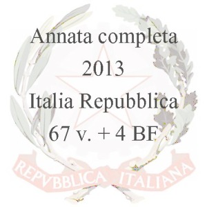 ITALIA - 2013 - Annata completa - 67 v. + 4 BF