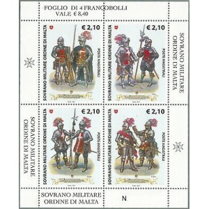 S.M.O.M. - 2013 - Costumi e Uniformi del S.M.O.M. 2,10 € - 1 BF