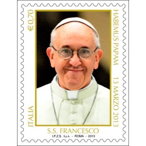 ITALIA - 2013 - Elezione di Papa Francesco - 1 v. (E.C. di Italia con Vaticano, Argentina)
