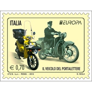 ITALIA - 2013 - Europa: Veicoli postali - 2 v.