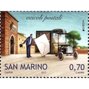 SAN MARINO - 2013 - Europa: Veicoli postali - 2 v.