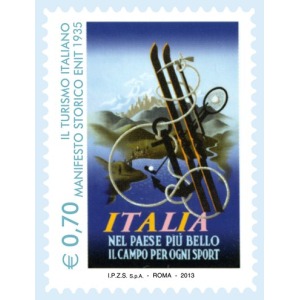 ITALIA - 2013 - Manifesto storico ENIT IV serie - 1 v.