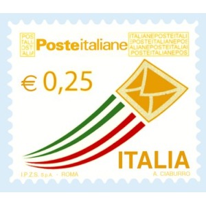 ITALIA - 2013 - Posta Italiana 0,25 € - 1 v.