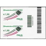 ITALIA - 2013 - Posta Italiana 0,85 € e 1,90 € - 2 v. con codice a barre
