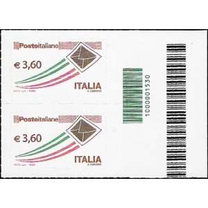 ITALIA - 2013 - Posta Italiana 3,60 € - 1 v. con codice a barre