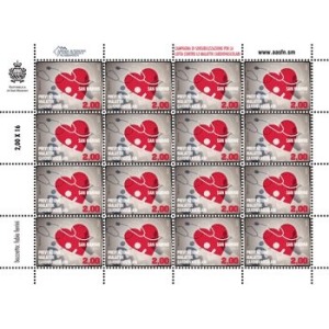 SAN MARINO - 2013 - Prevenzione alle malattie cardiovascolari - 1 MF da 16 v.