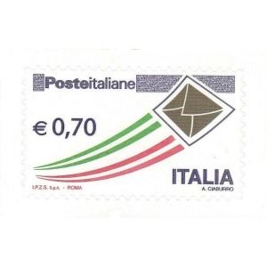 ITALIA - 2013 - VARIETÀ Posta Italiana 0,70 € busta oro - 1 v.