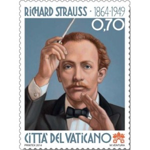 VATICANO - 2014 - 150° della nascita di Richard Strauss - 1 v.