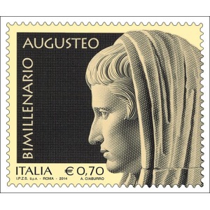 ITALIA - 2014 - 2000° della morte di Ottaviano Augusto - 1 v.