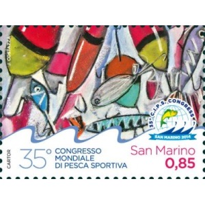 SAN MARINO - 2014 - 335° congresso della Confederazione Internazionale Pesca Sportiva - 1 v.