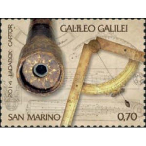 SAN MARINO - 2014 - 450° della nascita di Galileo Galilei - 2 v.