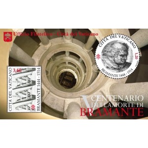 VATICANO - 2014 - 500° della morte di Donato Bramante - 1 BF