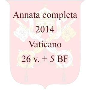 VATICANO - 2014 - Annata completa - 26 v. + 5 BF