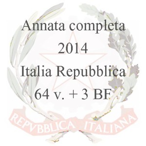 ITALIA - 2014 - Annata completa - 64 v. + 3 BF