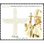 ITALIA - 2014 - Canonizzazione dei Papi Giovanni XXIII e Giovanni Paolo II - 2 v. (E.C. di Italia con Vaticano)