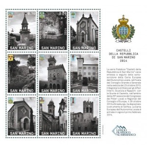 SAN MARINO - 2014 - Castelli della Repubblica - 1 BF