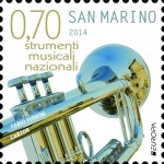 SAN MARINO - 2014 - Europa: Strumenti musicali - 2 v.
