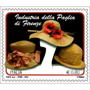 ITALIA - 2014 - Industria della paglia di Firenze - 1 v.