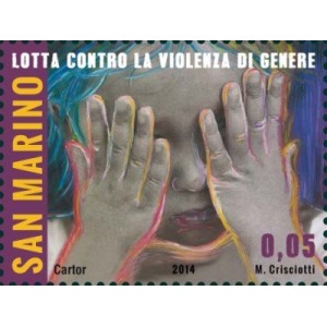 SAN MARINO - 2014 - Lotta contro la violenza in generale - 4 v.
