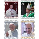 VATICANO - 2014 - Papa Francesco anno II - 4 v. (E.C. di Vaticano con Filippine)