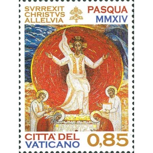 VATICANO - 2014 - Pasqua - 1 v.