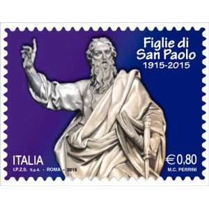 ITALIA - 2015 - 100° della Pia Società Figlie di San Paolo - 1 v.
