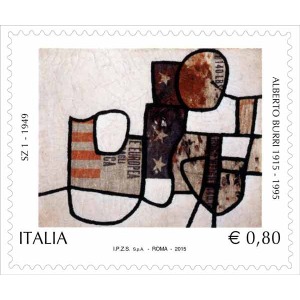 ITALIA - 2015 - 100° della nascita di Alberto Burri - 1 v.