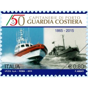 ITALIA - 2015 - 150° del Corpo della Guardia Costiera - 1 v.