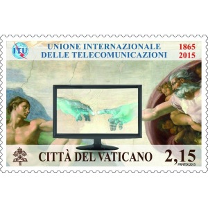 VATICANO - 2015 - 150° dell'Unione Internazionale delle Telecomunicazioni - 1 v.