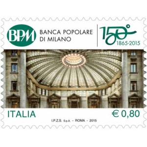 ITALIA - 2015 - 150° della Banca Popolare di Milano - 1 v.