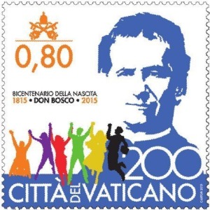 VATICANO - 2015 - 200° della nascita di San Giovanni Bosco - 1 v. (E.C. di Vaticano con Italia)