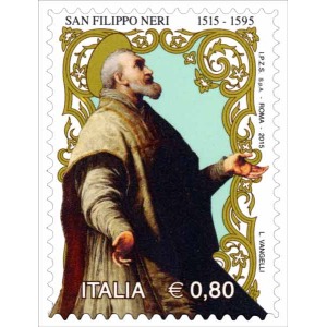 ITALIA - 2015 - 500° della nascita di San Filippo Neri - 1 v.