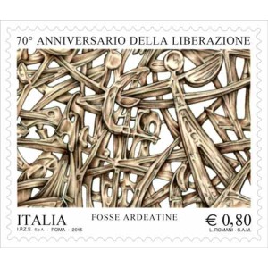 ITALIA - 2015 - 70° della Liberazione: Fosse Ardeatine - 1 v.