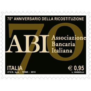 ITALIA - 2015 - 70° della ricostituzione dell'ABI - 1 v.