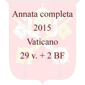 VATICANO - 2015 - Annata completa - 29 v. + 2 BF