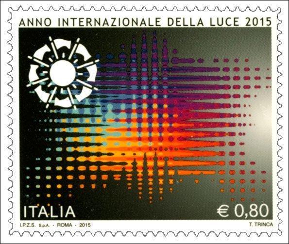 2015 Anno internazionale della luce 1 v. Italia ITALIA - 2015 - Anno internazionale della luce - 1 v.