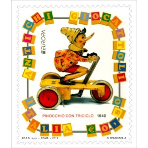 ITALIA - 2015 - Europa: Giocattoli d'epoca - 2 v.