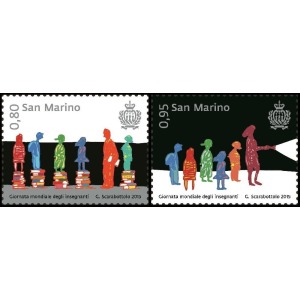 SAN MARINO - 2015 - Giornata mondiale degli insegnanti - 2 v.