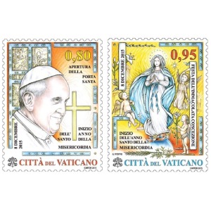 VATICANO - 2015 - Inizio dell'Anno Santo Straordinario della Misericordia - 2 v.