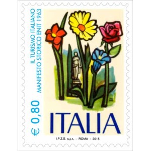 ITALIA - 2015 - Manifesto storico ENIT VI serie - 1 v.