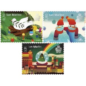 SAN MARINO - 2015 - Natale - 3 MF da 12 v.